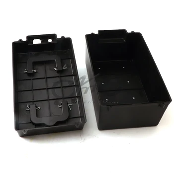 Коробка для хранения батареек в черном пластиковом корпусе 48 В 12A/18A для аксессуаров для электрических мотоциклов и трехколесных велосипедов