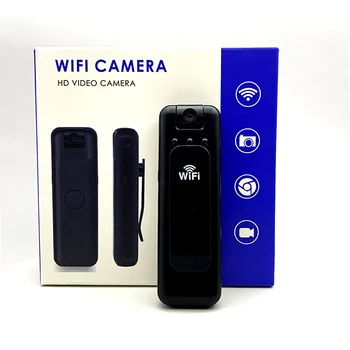 Мини-камера Точка доступа Wi-Fi, Беспроводные Видеокамеры с обнаружением движения, Защита безопасности, Видео, Ручной зажим для спины, Портативная камера
